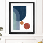 Overlapping Circles And Arches by Elena Ristova on GIANT ART - abstract abstract