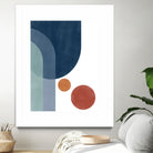 Overlapping Circles And Arches by Elena Ristova on GIANT ART - abstract abstract