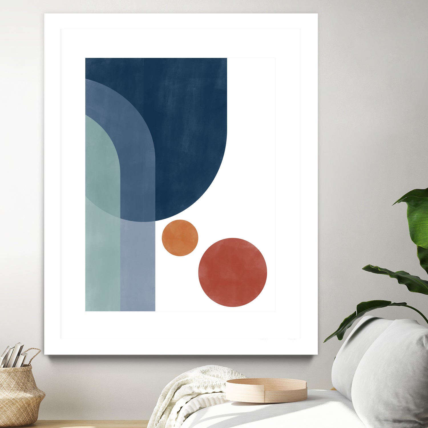 Overlapping Circles And Arches by Elena Ristova on GIANT ART - abstract abstract