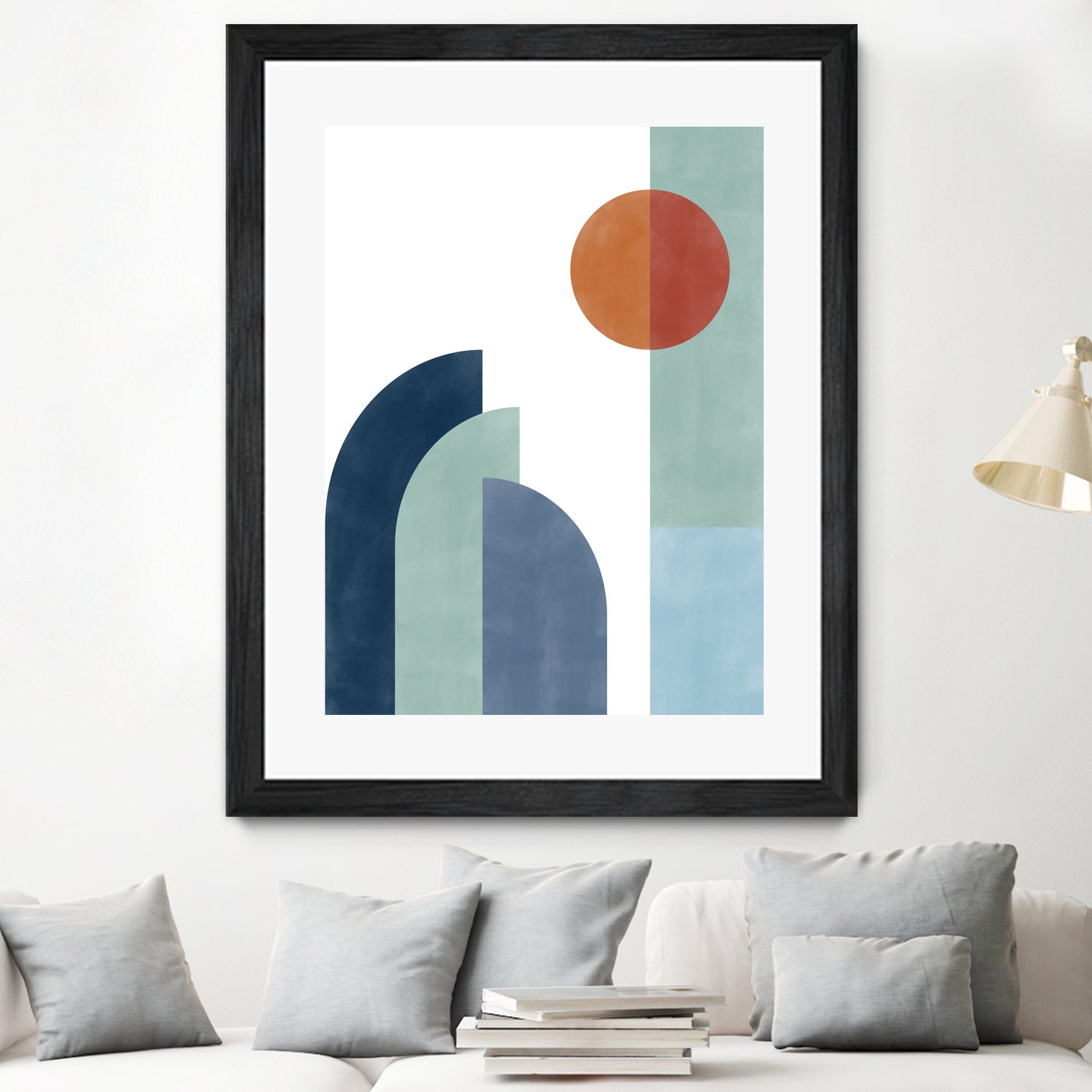 Geometric Shapes With A Minimalist Design by Elena Ristova on GIANT ART - abstract abstract