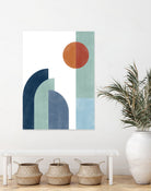 Geometric Shapes With A Minimalist Design by Elena Ristova on GIANT ART - abstract abstract