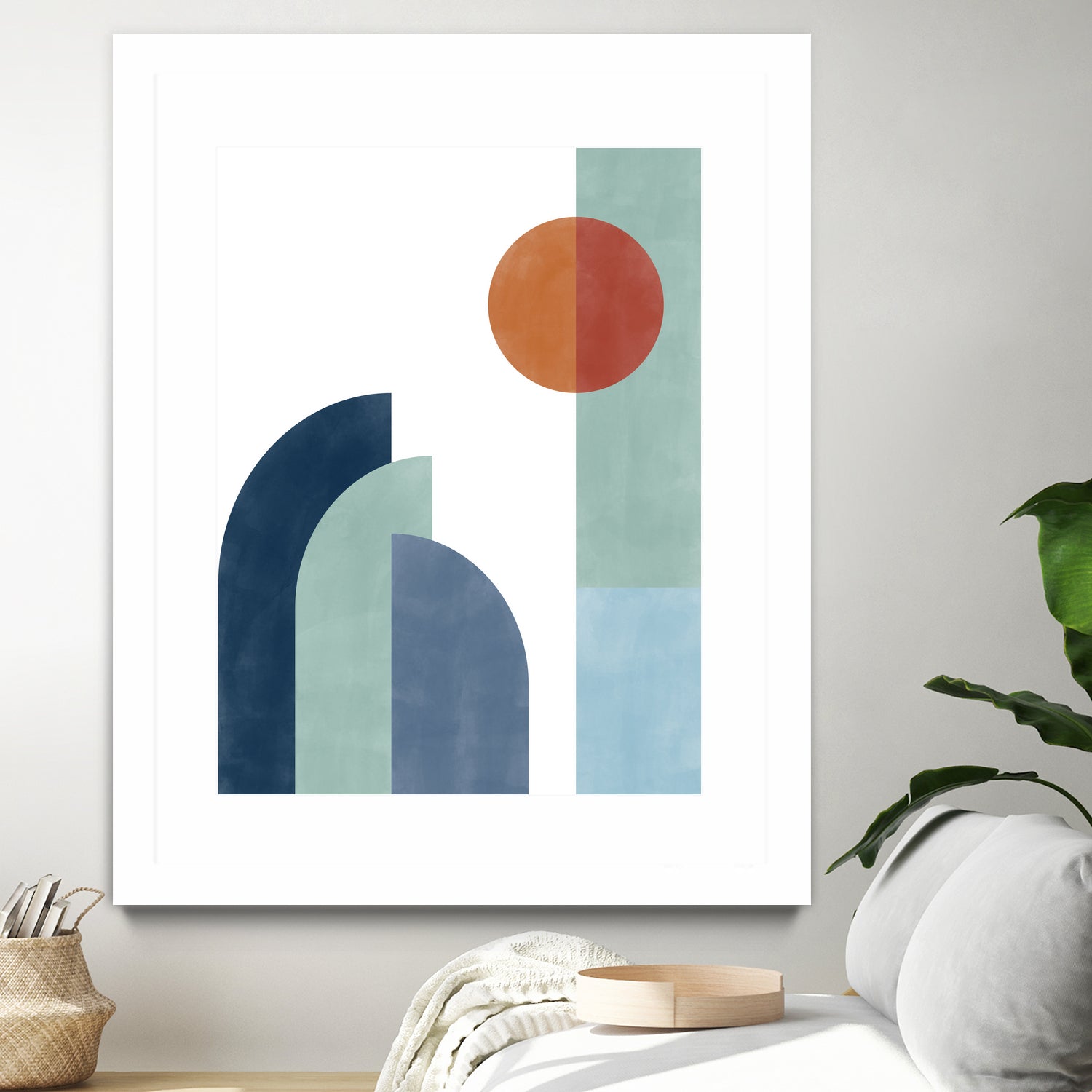Geometric Shapes With A Minimalist Design by Elena Ristova on GIANT ART - abstract abstract
