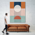 Abstract Geometric Artwork With Earthy Tones by Elena Ristova on GIANT ART - abstract abstract