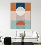 Abstract Geometric Artwork With Earthy Tones by Elena Ristova on GIANT ART - abstract abstract