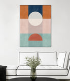 Abstract Geometric Artwork With Earthy Tones by Elena Ristova on GIANT ART - abstract abstract