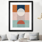 Abstract Geometric Artwork With Earthy Tones by Elena Ristova on GIANT ART - abstract abstract