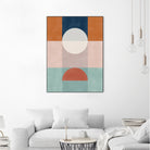 Abstract Geometric Artwork With Earthy Tones by Elena Ristova on GIANT ART - abstract abstract