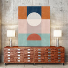 Abstract Geometric Artwork With Earthy Tones by Elena Ristova on GIANT ART - abstract abstract