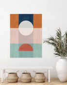 Abstract Geometric Artwork With Earthy Tones by Elena Ristova on GIANT ART - abstract abstract