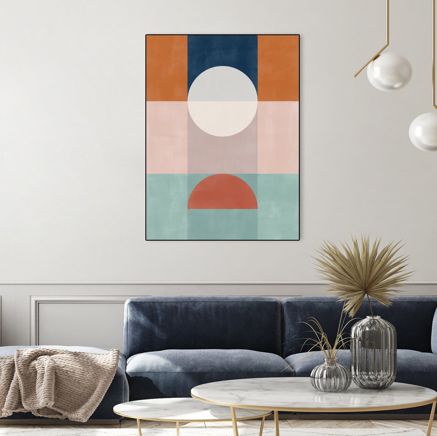 Abstract Geometric Artwork With Earthy Tones by Elena Ristova on GIANT ART - abstract abstract