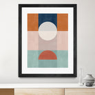 Abstract Geometric Artwork With Earthy Tones by Elena Ristova on GIANT ART - abstract abstract
