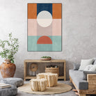 Abstract Geometric Artwork With Earthy Tones by Elena Ristova on GIANT ART - abstract abstract