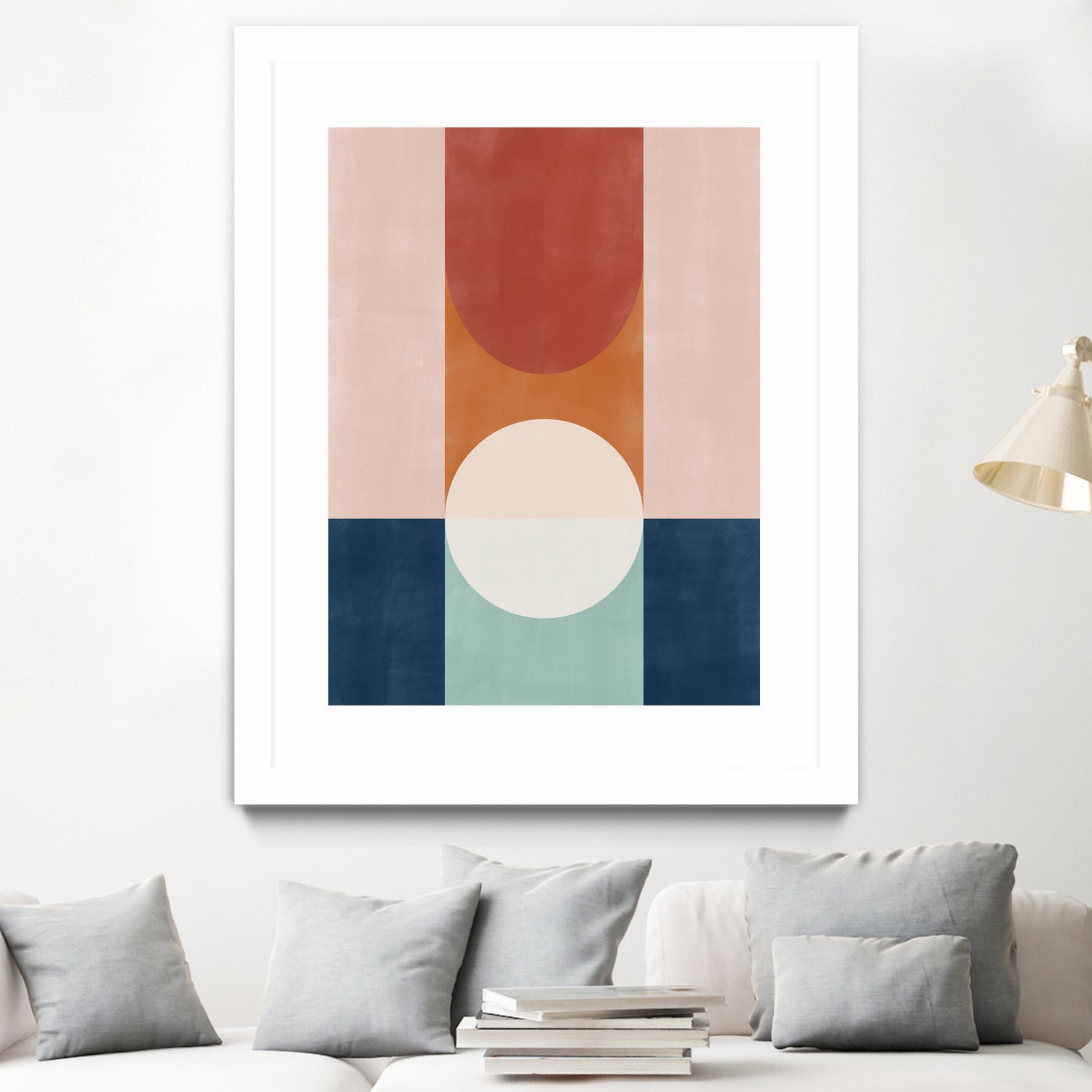 Abstract Design With Geometric Shapes by Elena Ristova on GIANT ART - abstract abstract