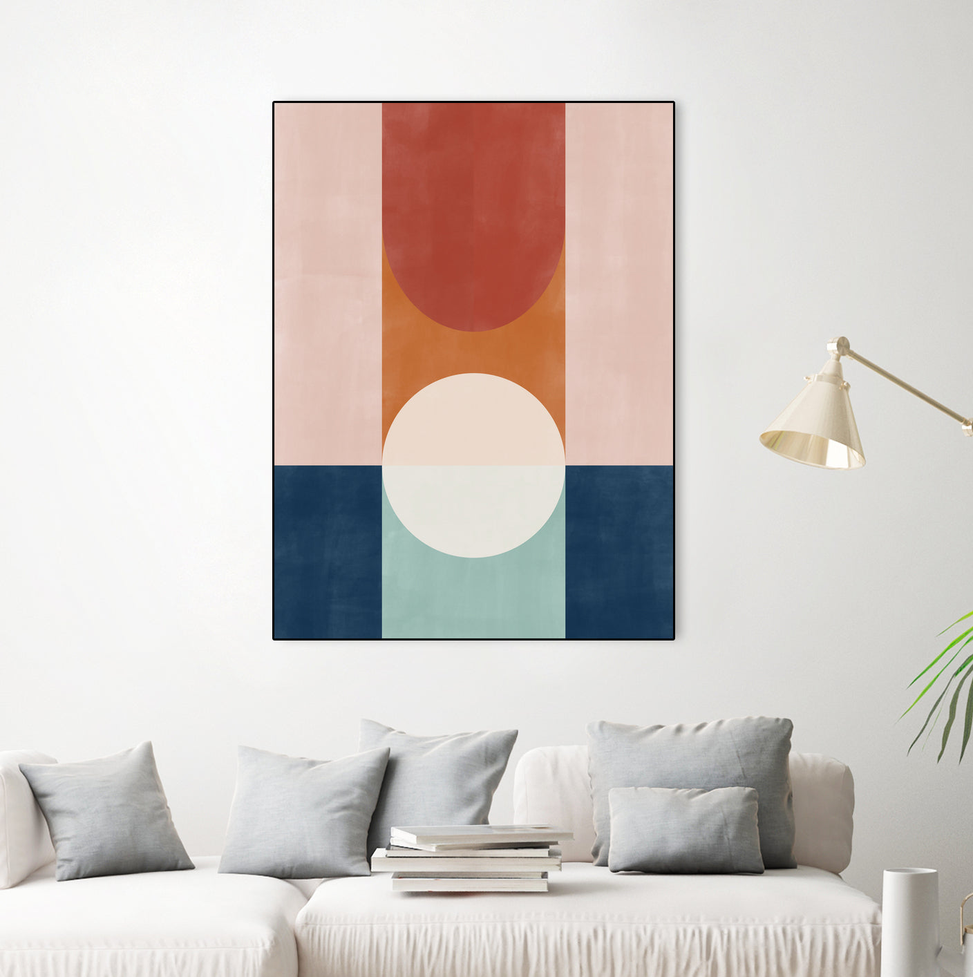 Abstract Design With Geometric Shapes by Elena Ristova on GIANT ART - abstract abstract