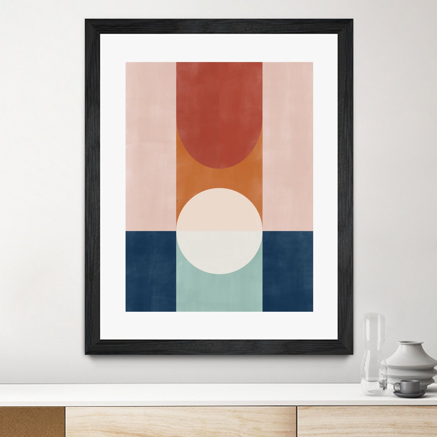 Abstract Design With Geometric Shapes by Elena Ristova on GIANT ART - abstract abstract