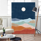 Moonlit Hill Scape by Elena Ristova on GIANT ART - abstract abstract