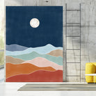 Moonlit Hill Scape by Elena Ristova on GIANT ART - abstract abstract