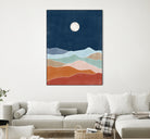 Moonlit Hill Scape by Elena Ristova on GIANT ART - abstract abstract
