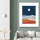 Moonlit Hill Scape by Elena Ristova on GIANT ART - abstract abstract
