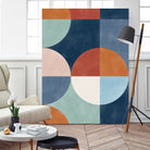 Geometric Shapes With Bold Circles by Elena Ristova on GIANT ART - abstract abstract