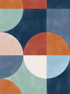 Geometric Shapes With Bold Circles by Elena Ristova on GIANT ART - abstract abstract
