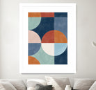Geometric Shapes With Bold Circles by Elena Ristova on GIANT ART - abstract abstract