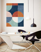 Geometric Shapes With Bold Circles by Elena Ristova on GIANT ART - abstract abstract