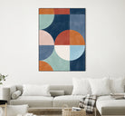 Geometric Shapes With Bold Circles by Elena Ristova on GIANT ART - abstract abstract