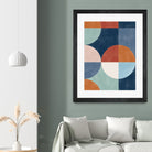 Geometric Shapes With Bold Circles by Elena Ristova on GIANT ART - abstract abstract