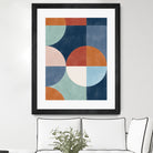Geometric Shapes With Bold Circles by Elena Ristova on GIANT ART - abstract abstract