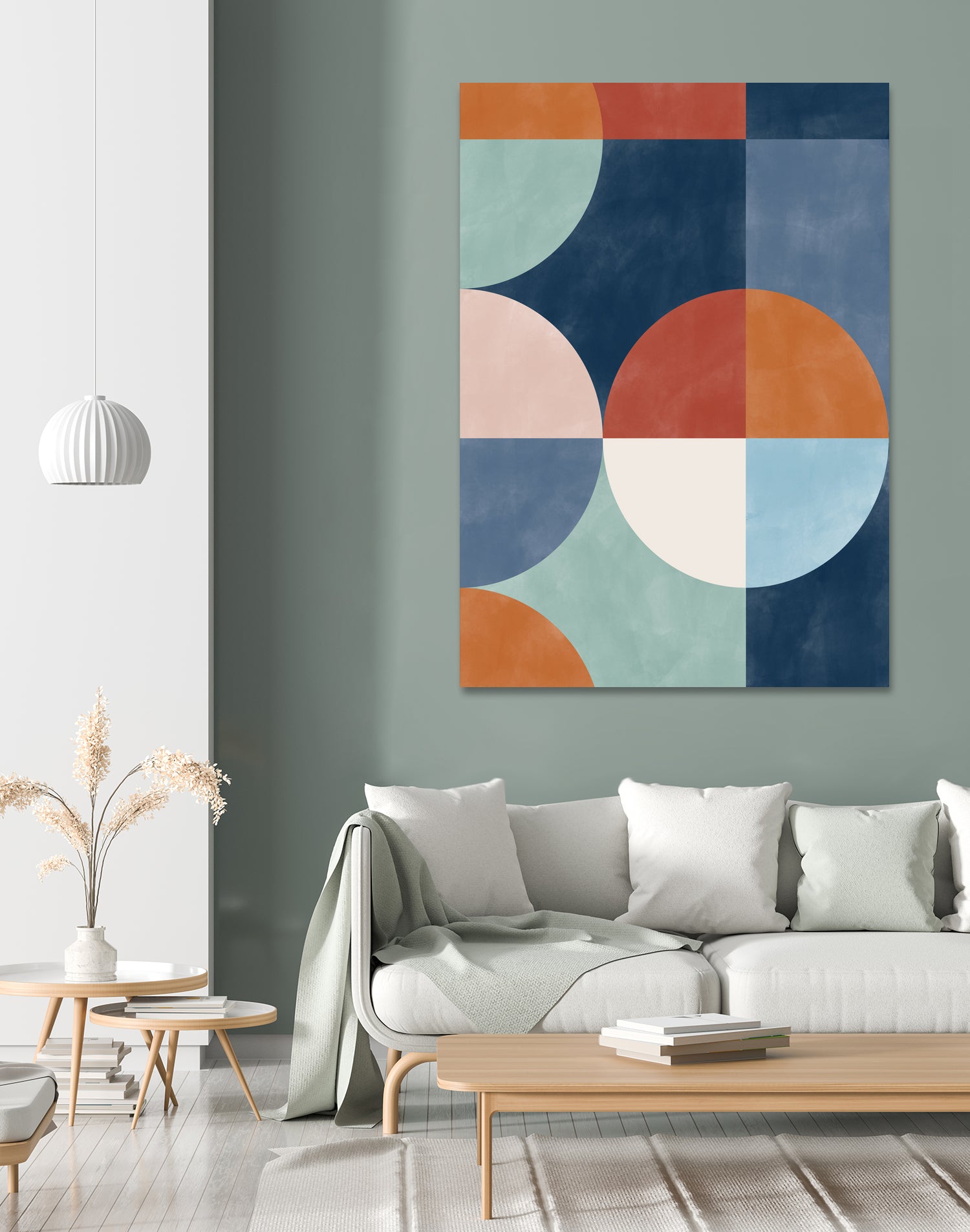 Geometric Shapes With Bold Circles by Elena Ristova on GIANT ART - abstract abstract