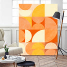Spring Mid Rhapsody Orange 3 by Ana Rut Bre on GIANT ART - abstract abstract