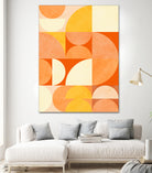 Spring Mid Rhapsody Orange 3 by Ana Rut Bre on GIANT ART - abstract abstract