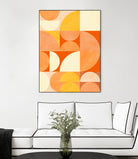Spring Mid Rhapsody Orange 3 by Ana Rut Bre on GIANT ART - abstract abstract