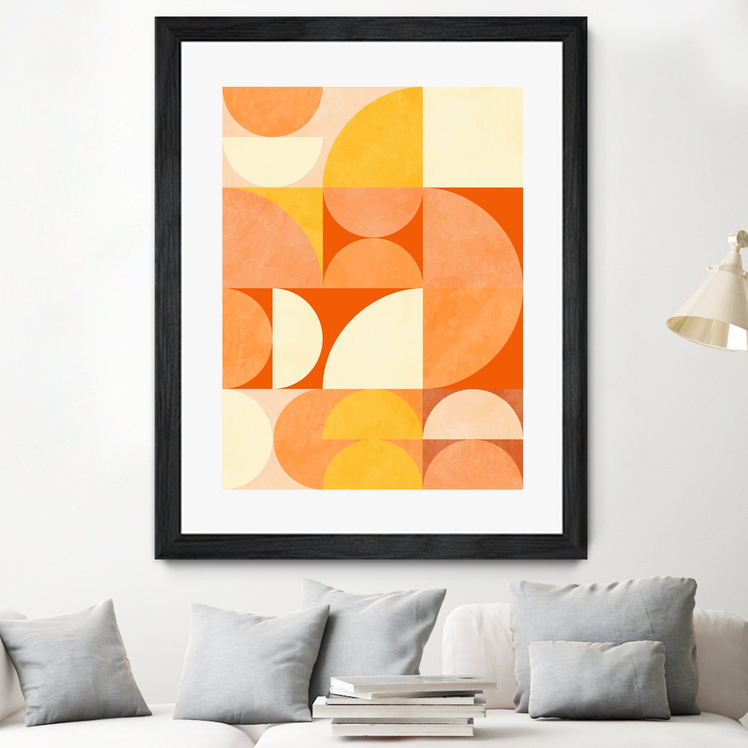 Spring Mid Rhapsody Orange 3 by Ana Rut Bre on GIANT ART - abstract abstract