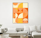 Spring Mid Rhapsody Orange 3 by Ana Rut Bre on GIANT ART - abstract abstract