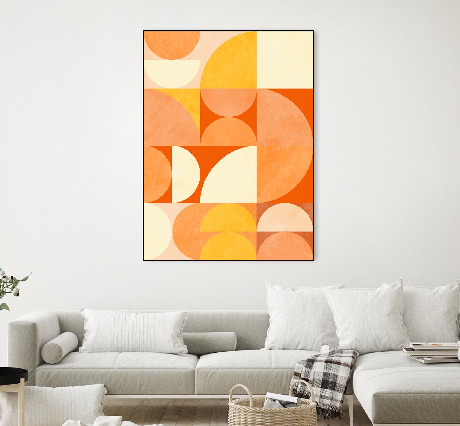 Spring Mid Rhapsody Orange 3 by Ana Rut Bre on GIANT ART - abstract abstract