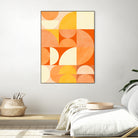 Spring Mid Rhapsody Orange 3 by Ana Rut Bre on GIANT ART - abstract abstract