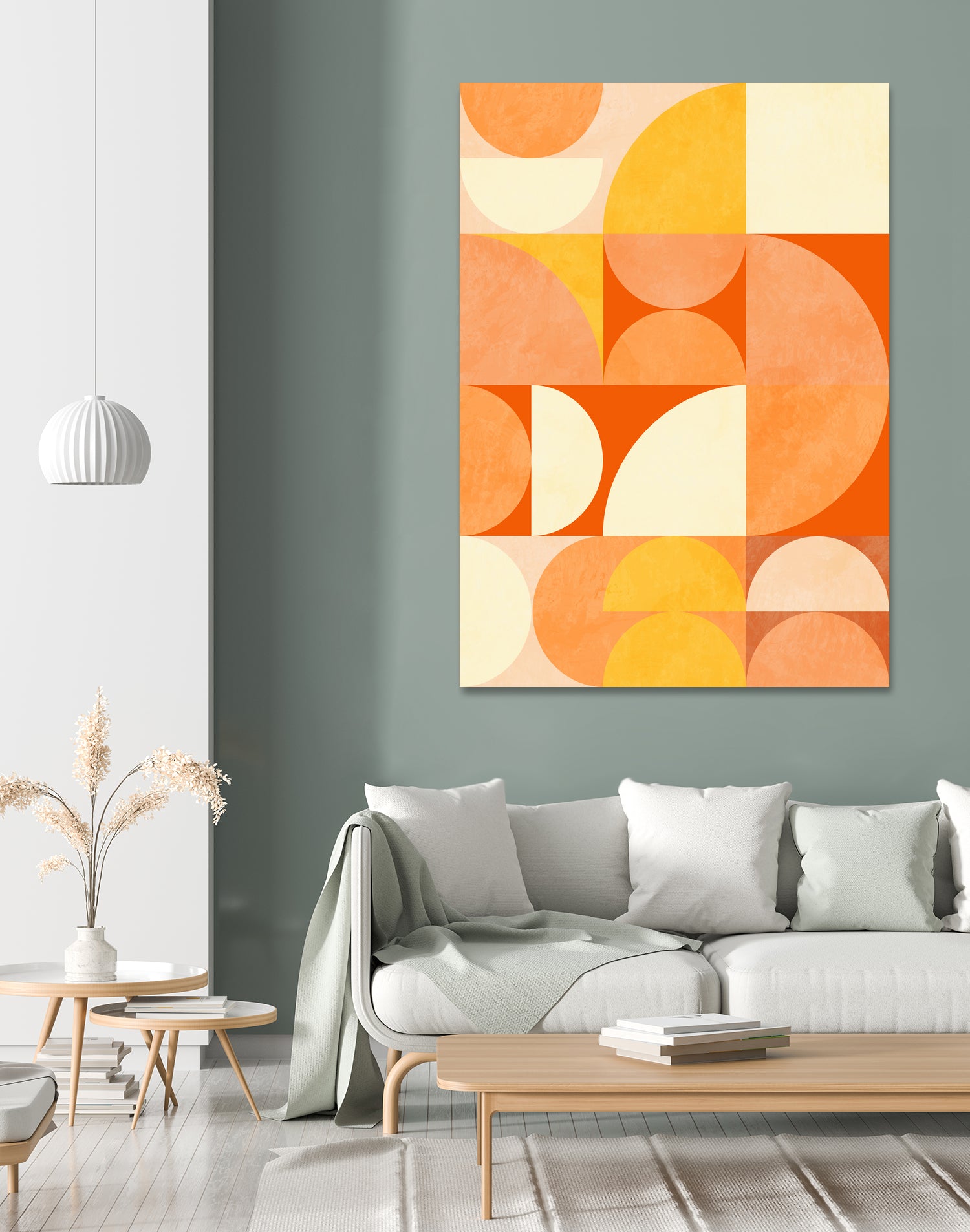 Spring Mid Rhapsody Orange 3 by Ana Rut Bre on GIANT ART - abstract abstract