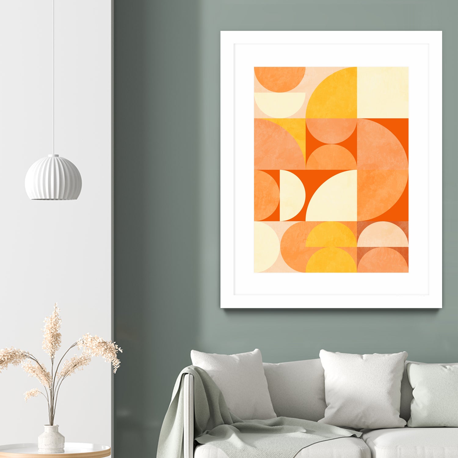 Spring Mid Rhapsody Orange 3 by Ana Rut Bre on GIANT ART - abstract abstract