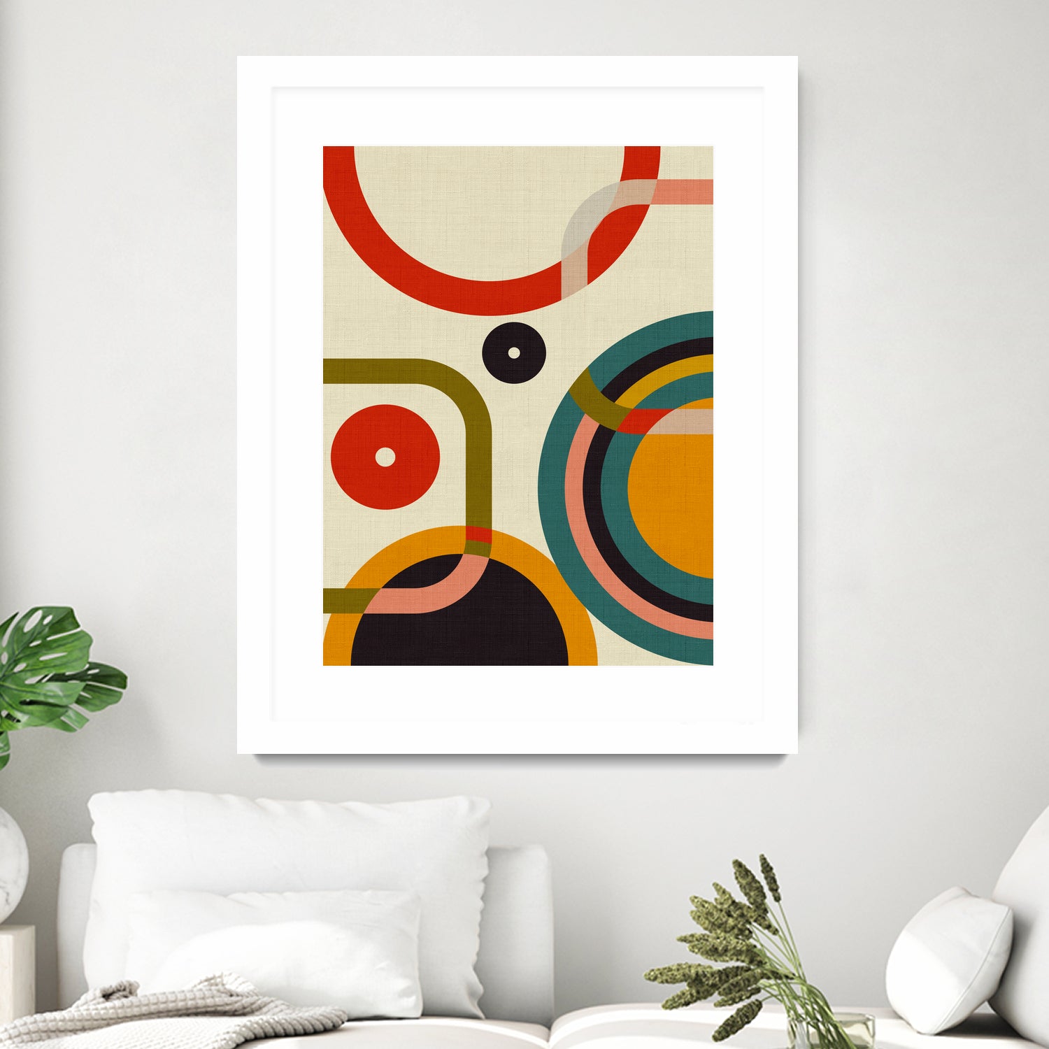 Mid Century Cirque by Ana Rut Bre on GIANT ART - abstract abstract