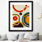 Mid Century Cirque by Ana Rut Bre on GIANT ART - abstract abstract