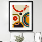 Mid Century Cirque by Ana Rut Bre on GIANT ART - abstract abstract