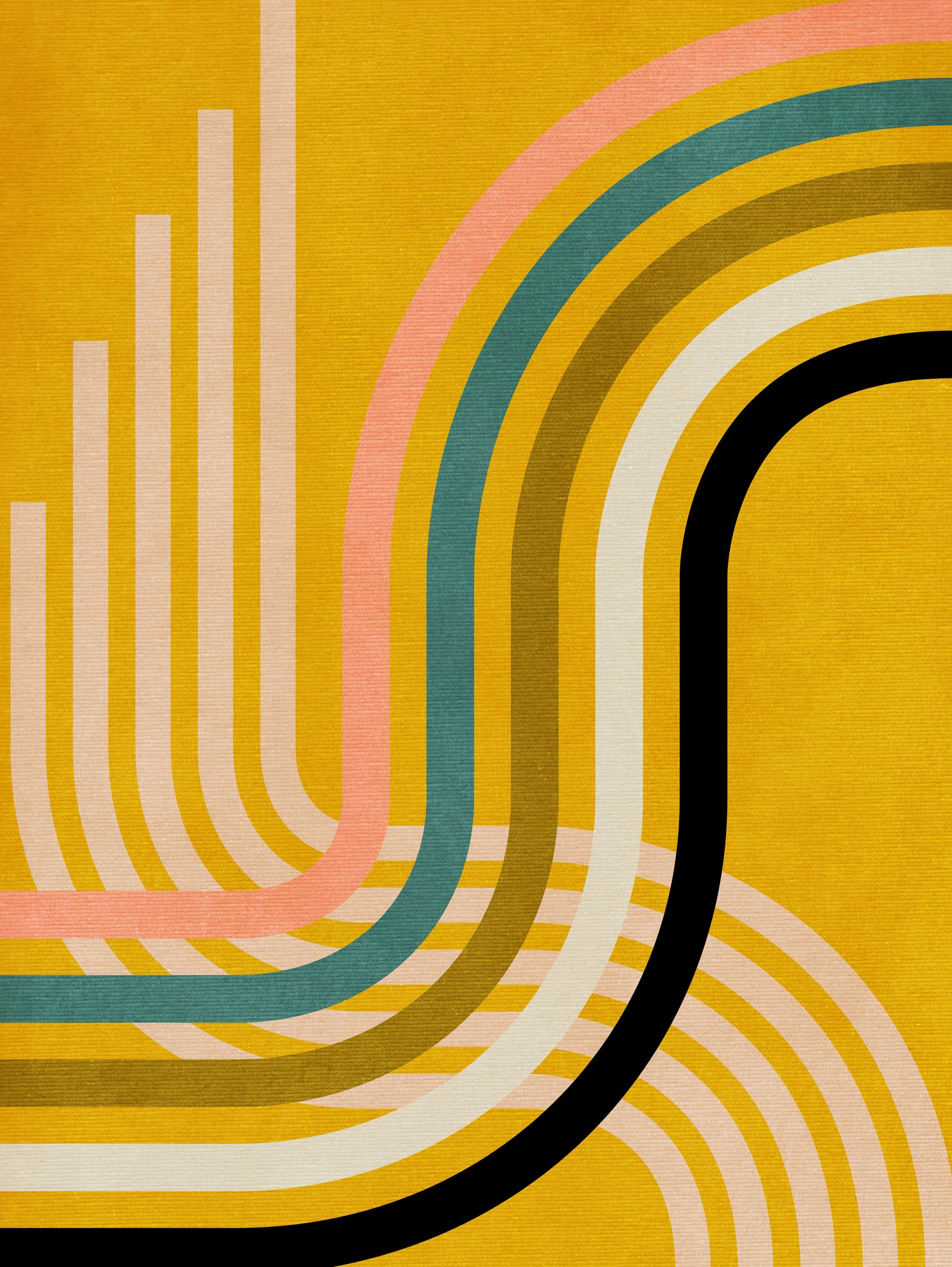 Rainbow Suns 9 Kopie by Ana Rut Bre on GIANT ART - abstract abstract