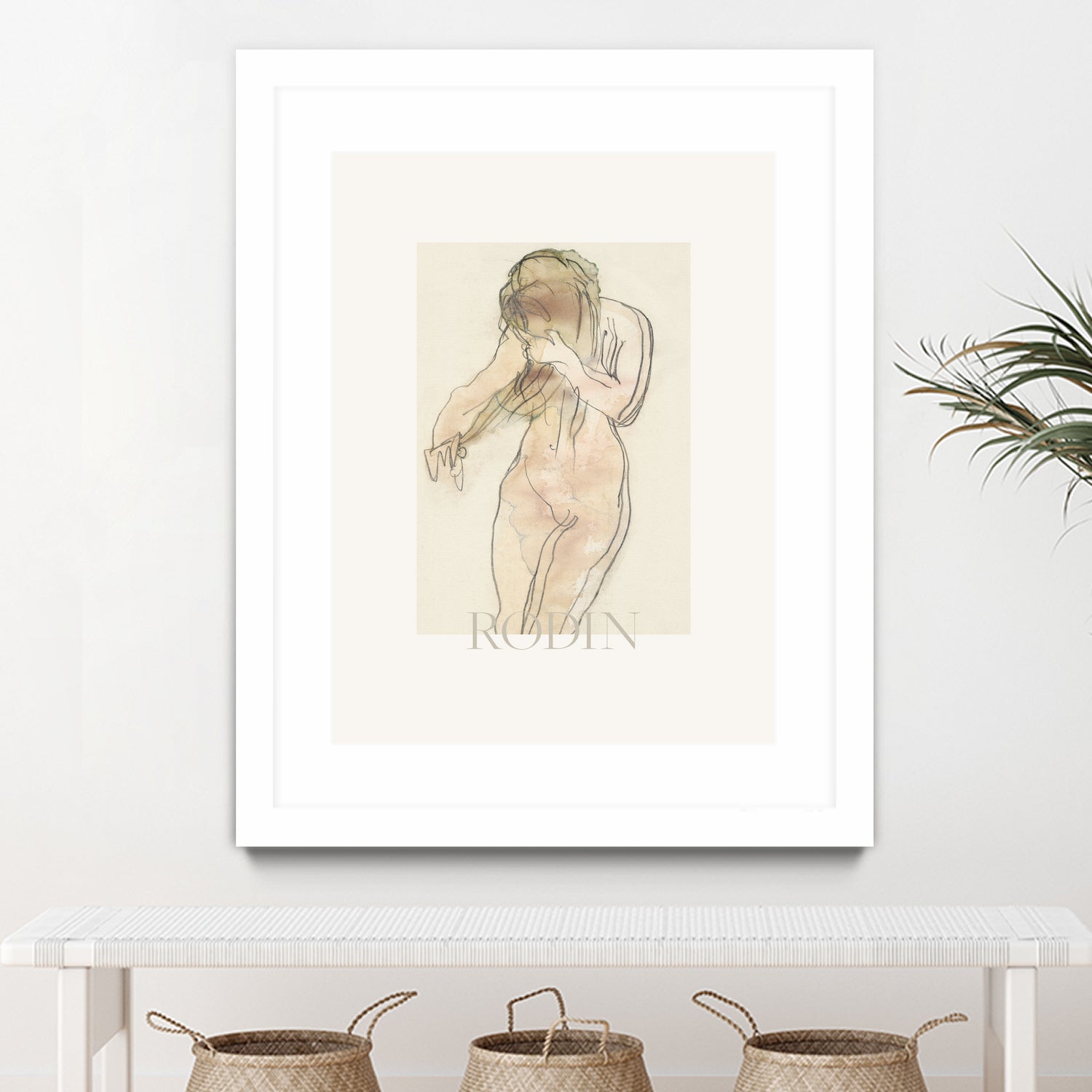 Study of Nude by Auguste Rodin on GIANT ART - auguste rodin figurative auguste rodin