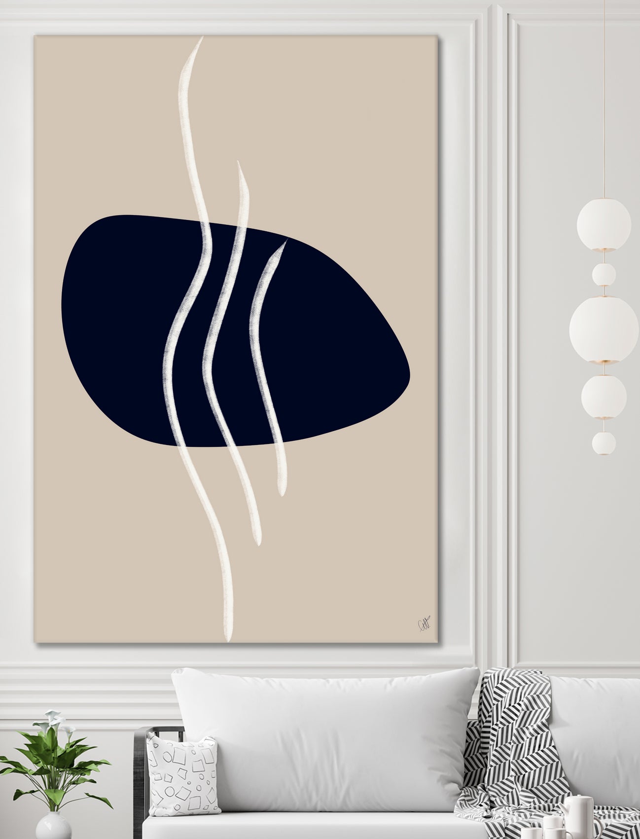 Scandi Abstract 2 by Anne-Marie on GIANT ART - abstract lines