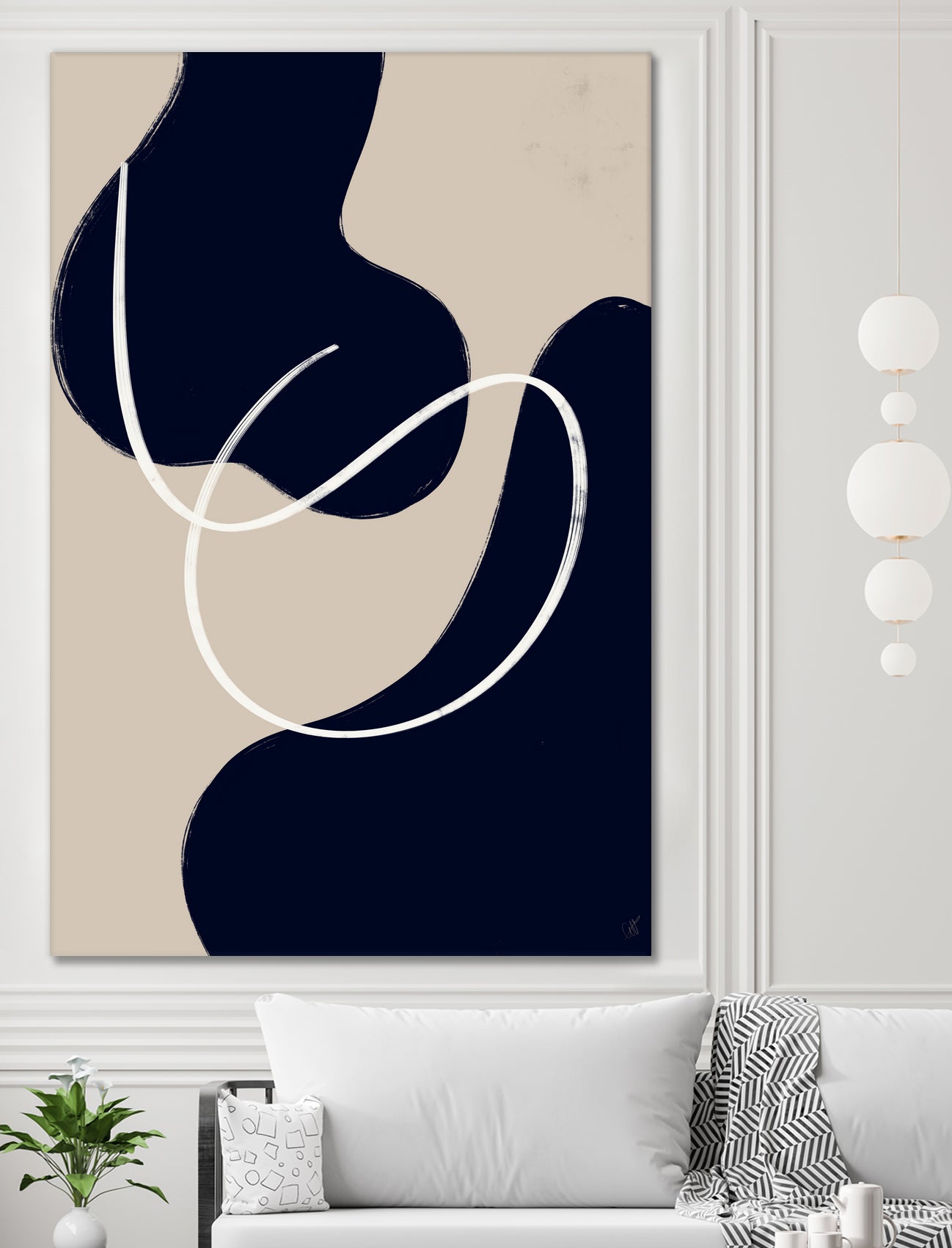 Scandi Abstract 3 by Anne-Marie on GIANT ART - abstract lines