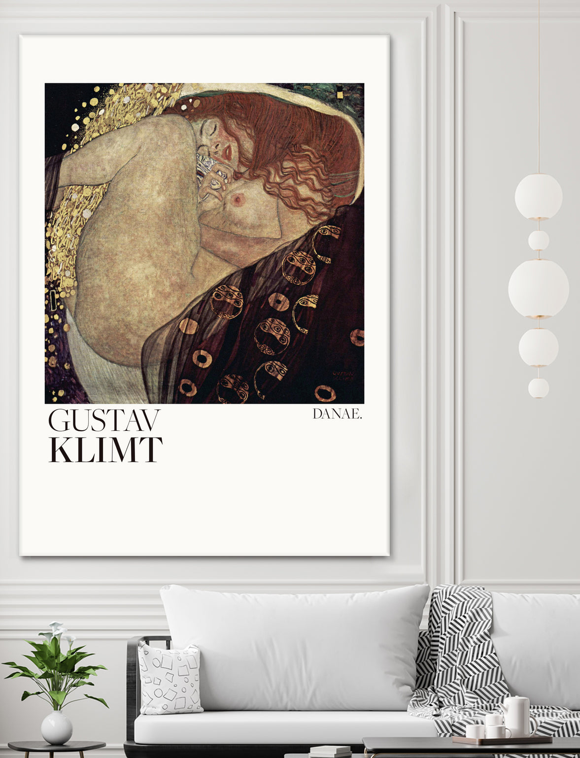 Danae (1907 1908) Poster by Gustav Klimt on GIANT ART - 5906 illustration
