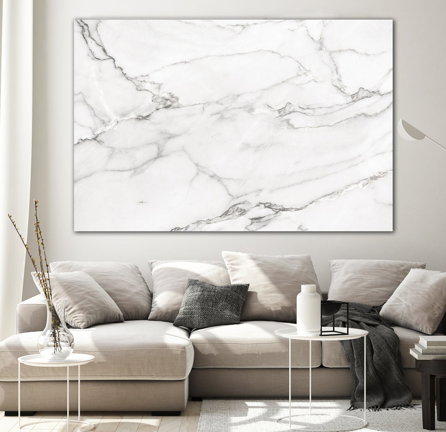 White Marble I by amini54 on GIANT ART - 15000 photography