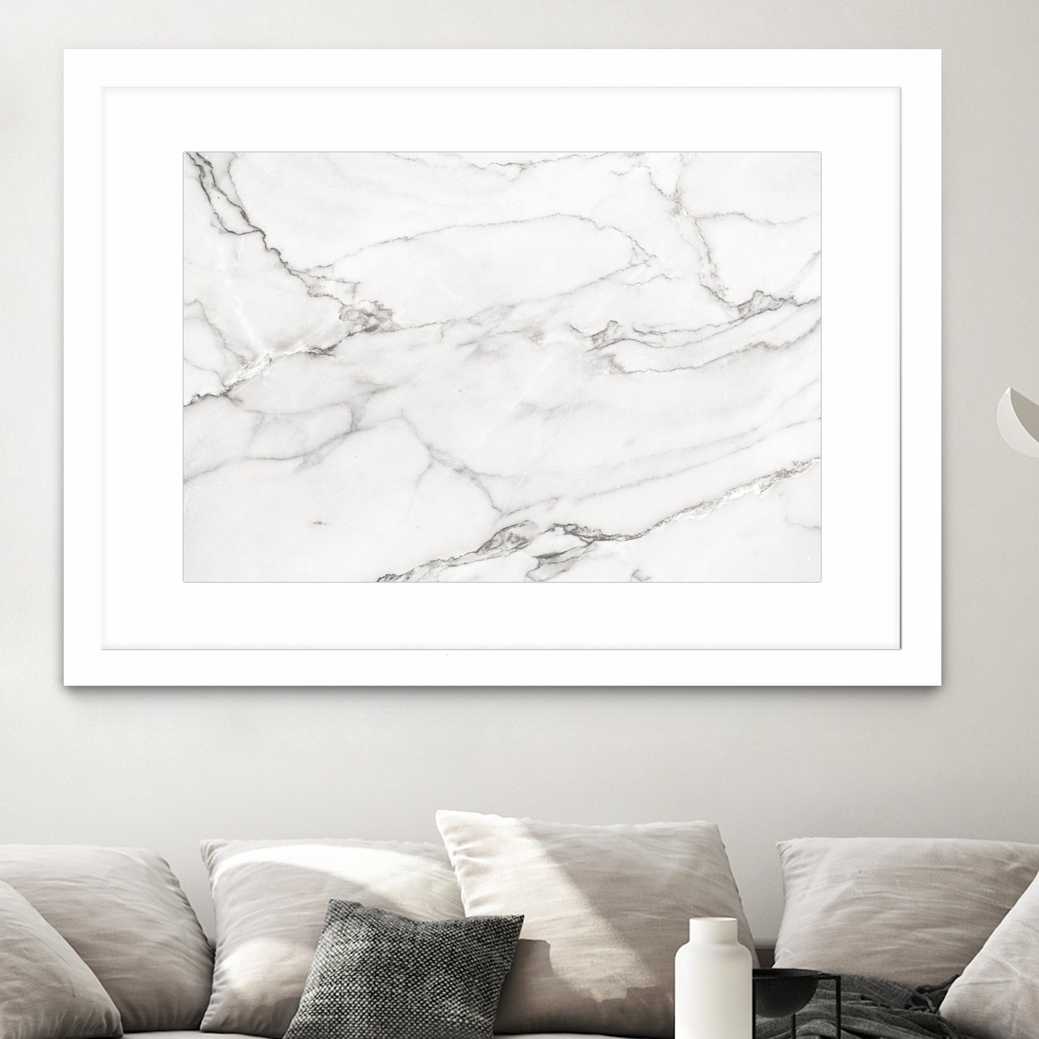 White Marble I by amini54 on GIANT ART - 15000 photography